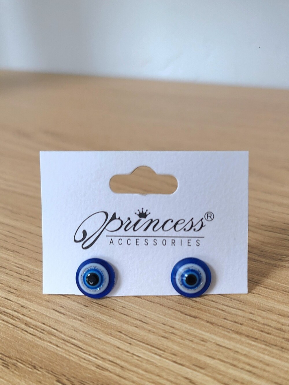 Blue Evil Eye Stud Earrings, Women's Evil Eye Earrings